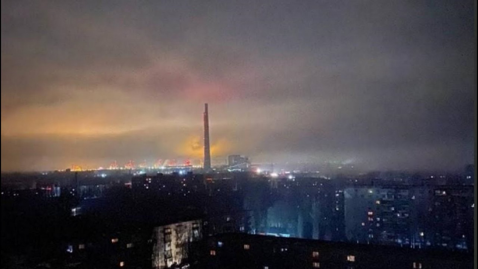 На Запорізькій ТЕС аварійно зупинився перший енергоблок. 