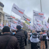 Предприниматели вышли на Майдан Независимости с протестом против локдауна. Фото: УНИАН 