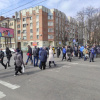 Фото «Зміст». Протестующие перекрыли главные дороги города