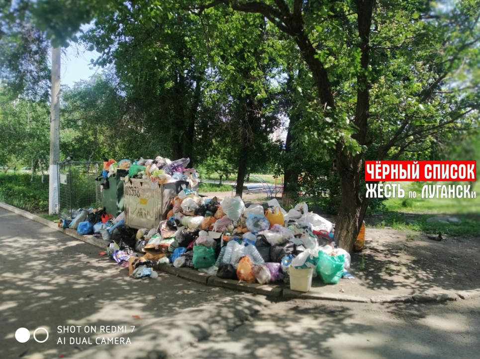 Луганськ тоне в смітті: центр міста завалений смердючими купами відходів 