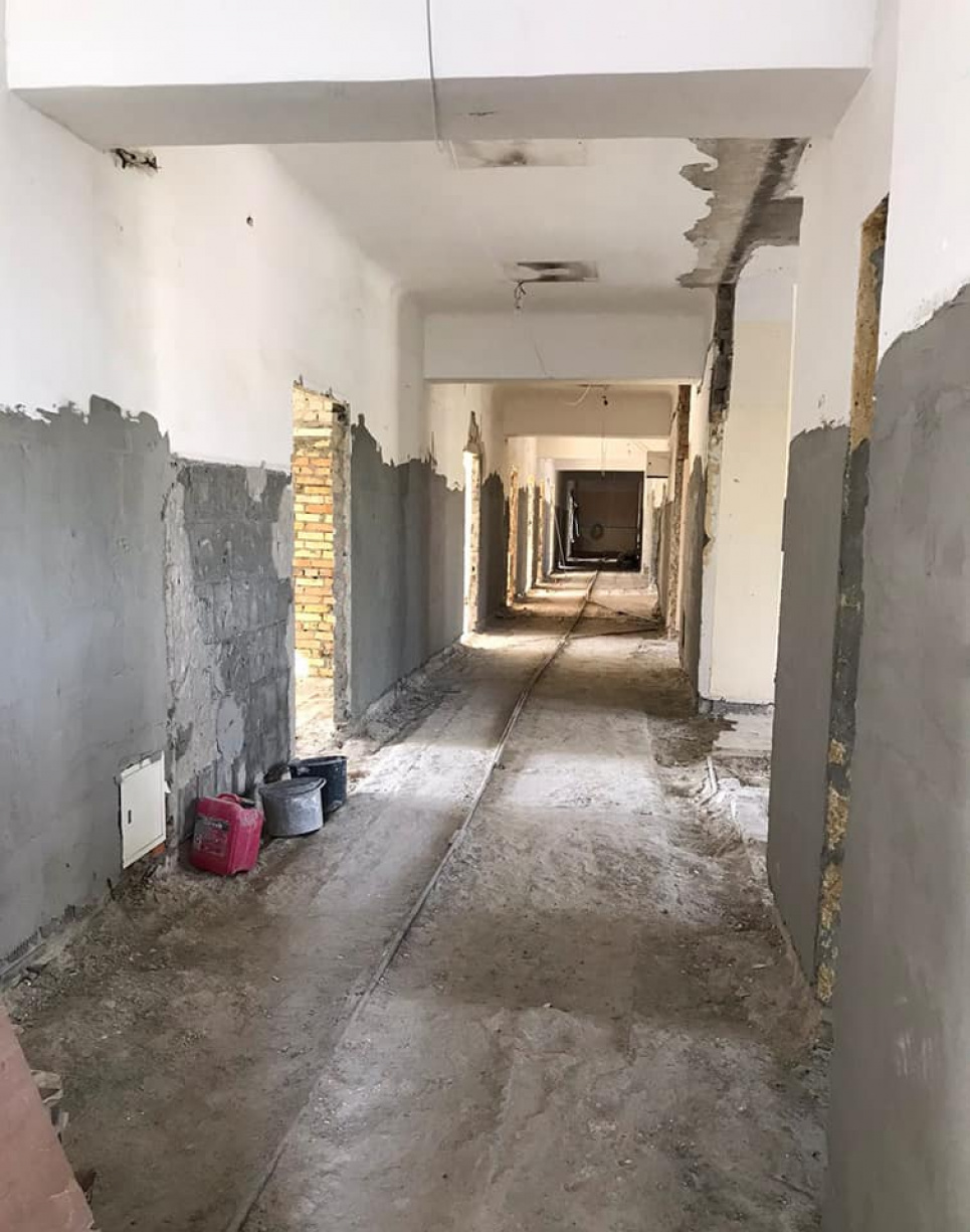 Гроші на будівництво Центру трансплантації кісткового мозку пішли на дороги (ФОТО) Фото з допису Юрія Андреєва