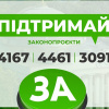 Под Радой проходит акция в поддержку экологических законопроектов