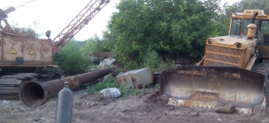 В Киеве уничтожается озеро Витовец: экологи говорят о варварской добыче песка