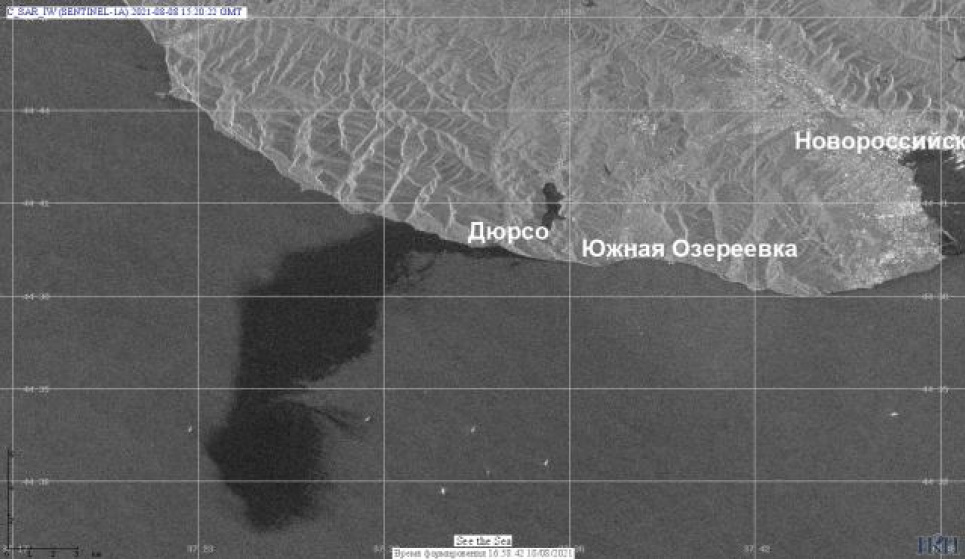 В Черном море возникло нефтяное пятно площадью 80 квадратных километров (видео) В Черном море возникло нефтяное пятно площадью 80 квадратных километров