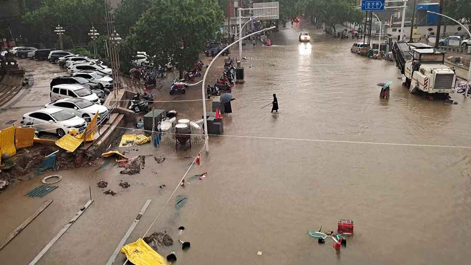 Наводнение в провинции Хенань. Фото 21 липня