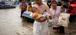 Фото: наводнение в Китае 22 июля