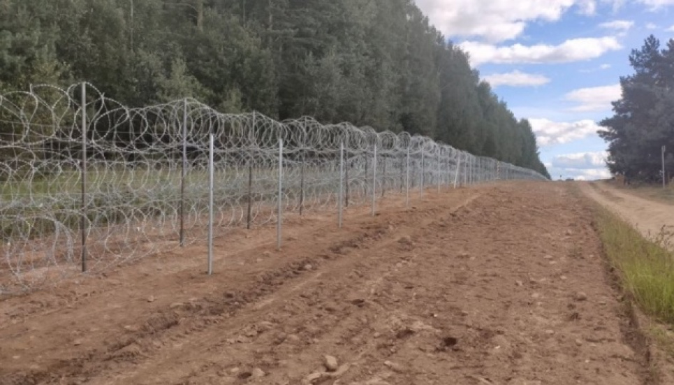 Польща будує сітку, яка захищатиме тварин від травмувань на кордоні з Білоруссю Фото: twitter.com/mblaszczak
