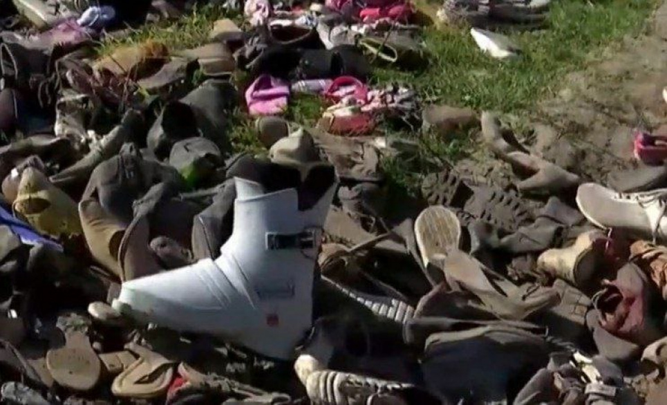 У Києві знайшли звалище старого взуття (ВІДЕО)