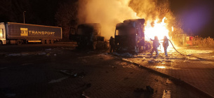 В Харьковской области произошел взрыв на АЗС (ВИДЕО) Пожар