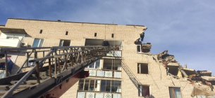 В Николаевской области произошел взрыв газа в пятиэтажке: разрушены два этажа (ФОТО) Всі фото: ДСНС Миколаївської області
