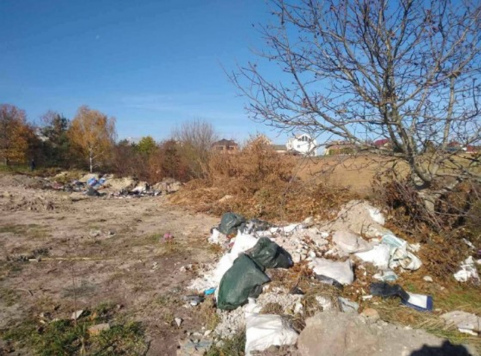 В Ровенской области свалка у дороги и домов загрязнила 3,6 га земли Фото: ГЭИ
