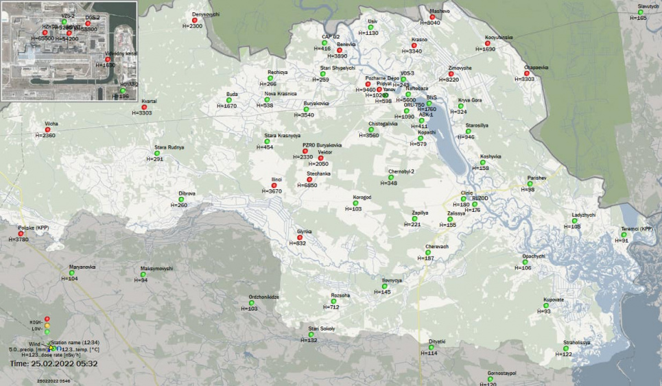 У Чорнобильскій зоні зафіксовано зростання радіаційного рівня