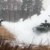 Російський бронетранспортер знезаражений під час імітації аварії з небезпечними речовинами. Фото: Гавриїл Григоров/ТАРС