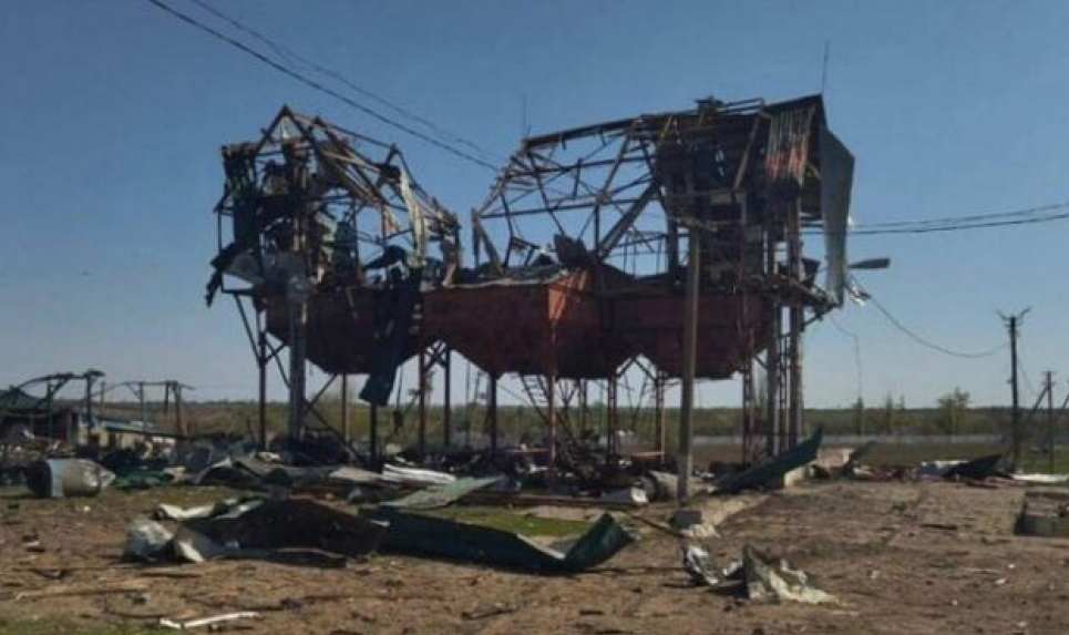 У Рубіжному окупанти вщент розбомбили елеватор із сучасною лабораторією