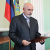 Олександр Нікулін приймає присягу "судді Верховного Суду Донецької Народної Республіки"