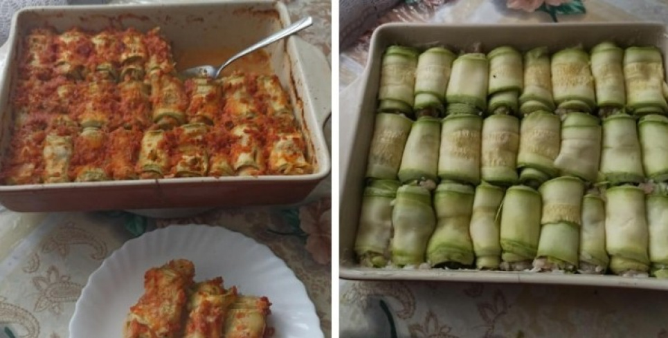 Легкий рецепт голубців із кабачків із соковитою м'ясною начинкою