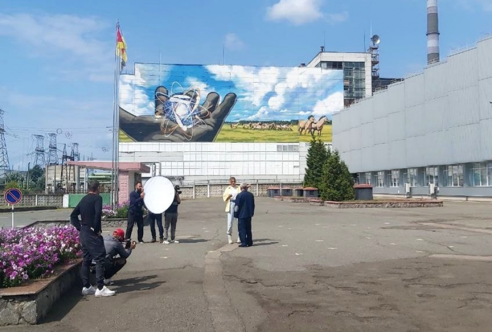 У Прип`яті та на ЧАЕС побувала відома телеведуча зі своїм проектом Le Маршрутка(ФОТО)