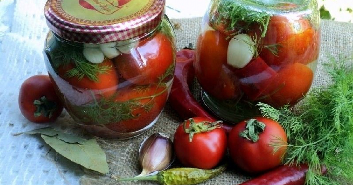 Рецепт вкусных маринованных помидор на зиму