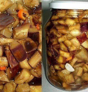 Баклажани, як гриби: рецепт на зиму