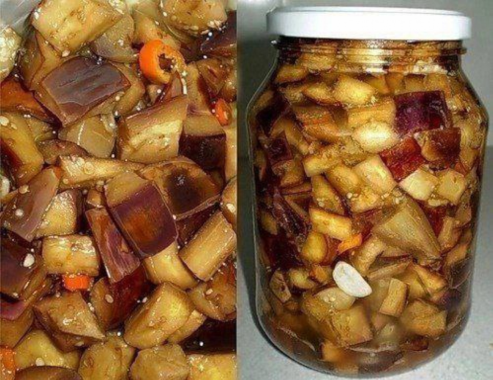 Баклажани, як гриби: рецепт на зиму