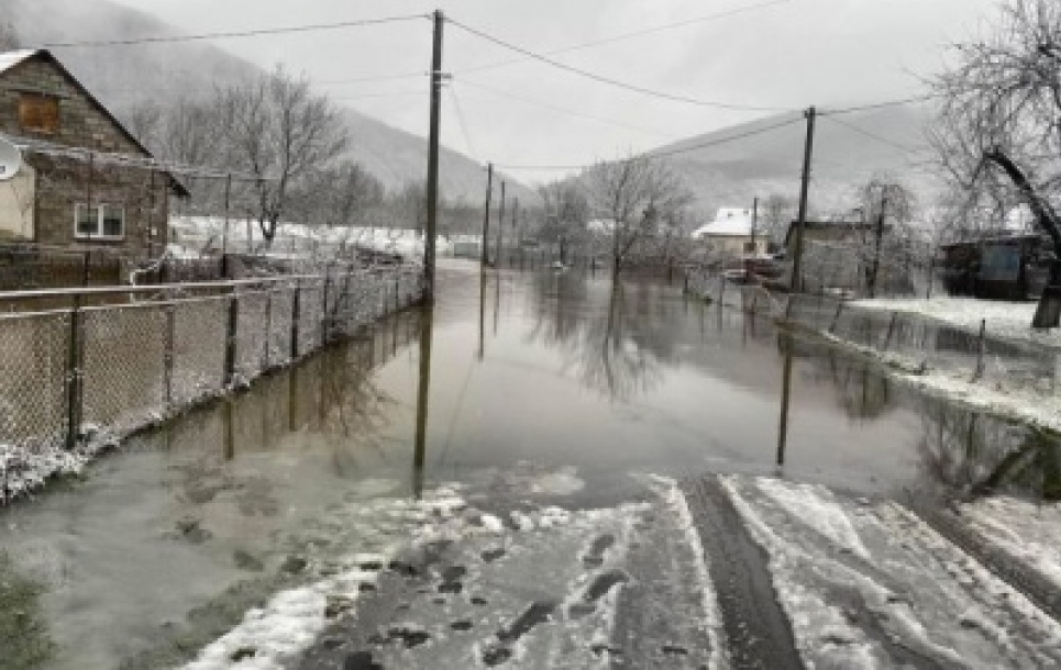 Повышение уровня воды в реках