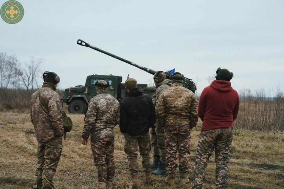 Знову на фронті «Богдана», яка звільняла Зміїний — перша самохідка виробництва України, виконана за стандартами НАТО Самохідка «Богдана» на фронті. Фото: facebook.com/ivanbohunbrigade