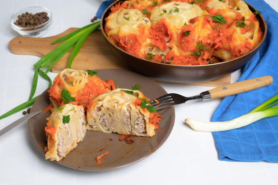 Манти-трояндочки з овочами: виглядає красиво, а готується просто (ФОТО)