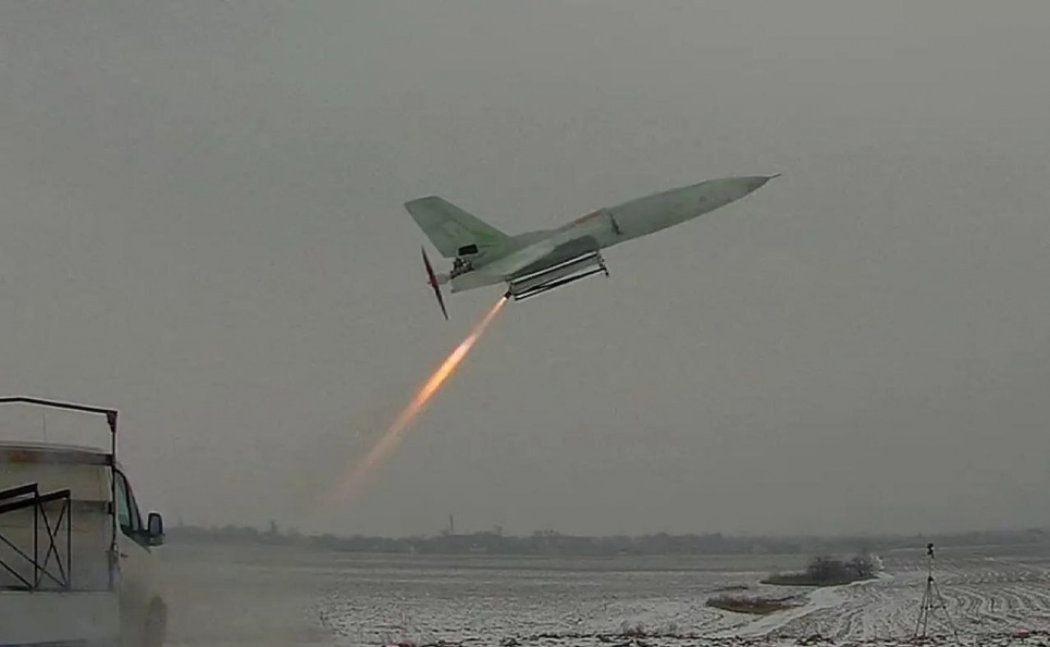 В Україні вперше провели ракетний запуск дрона-камікадзе