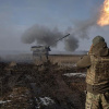 Українські військові у Бахмуті, лютий 2023 року. Фото: Reuters