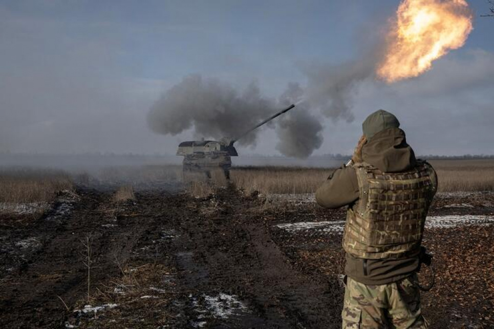 Великий лютневий наступ росіян уже почався — експерти Українські військові у Бахмуті, лютий 2023 року. Фото: Reuters