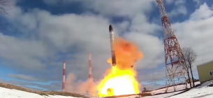 Запуск ракети «Сармат»