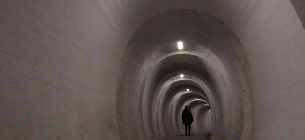 Катакомби надсекретного історичного данського ядерного бункера, який вперше було відкрито для публіки, неподалік села Оплев, Данія, 27 лютого 2023 року. Фото: Reuters