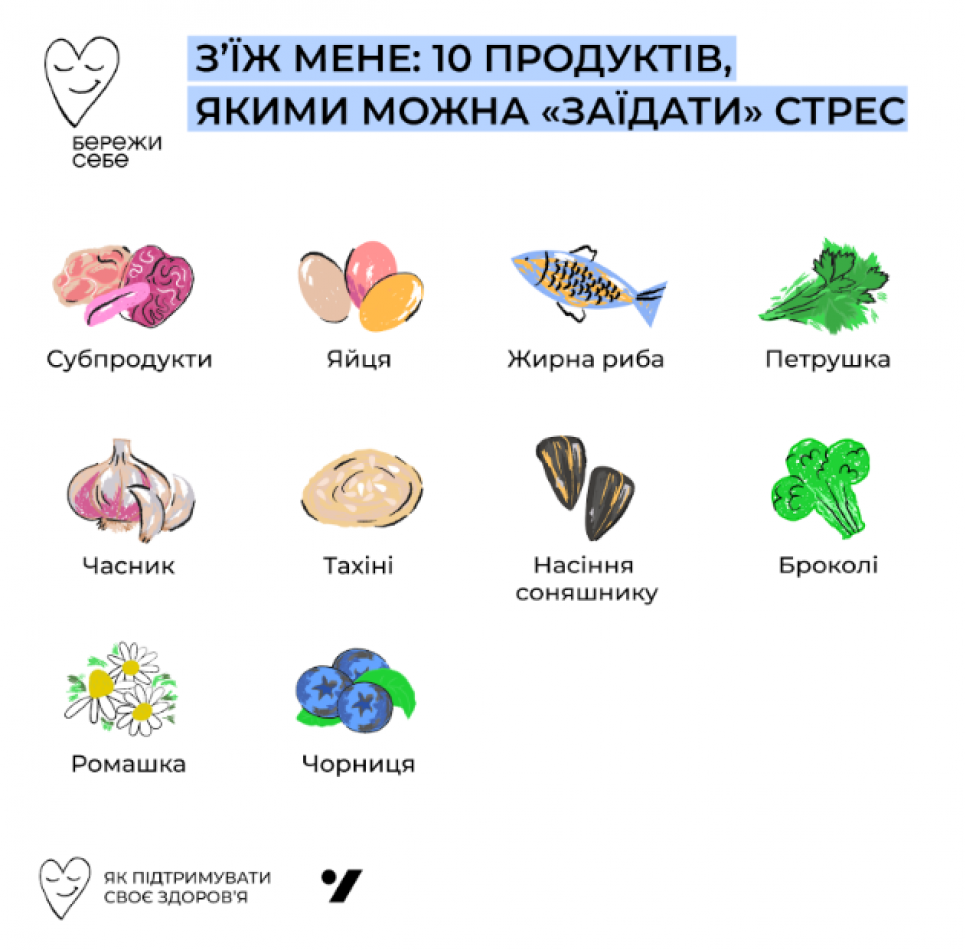 10 продуктів, якими можна «заїдати» стрес