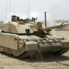 Британський танк Challenger 2 — саме з ними в комплекті Велика Британія пообіцяла поставити боєприпаси зі збідненим ураном. Фото: Graeme Main/MOD, OGL v1.0, commons.wikimedia.org