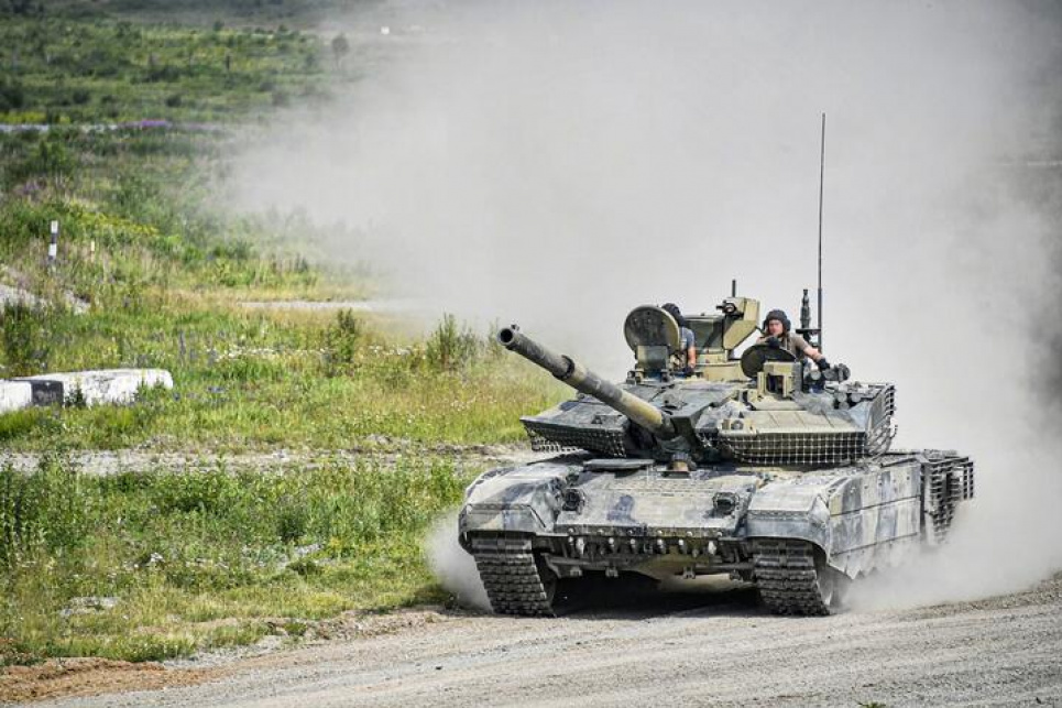 Т-90М у русі. Фото: Уралвагонзавод