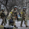 Українські військові у Бахмуті. 9 грудня 2022 року. Фото: Reuters