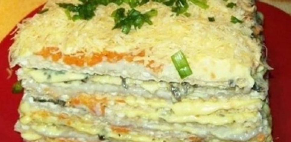 Салат-торт: гості не можуть нахвалитися і записують рецепт