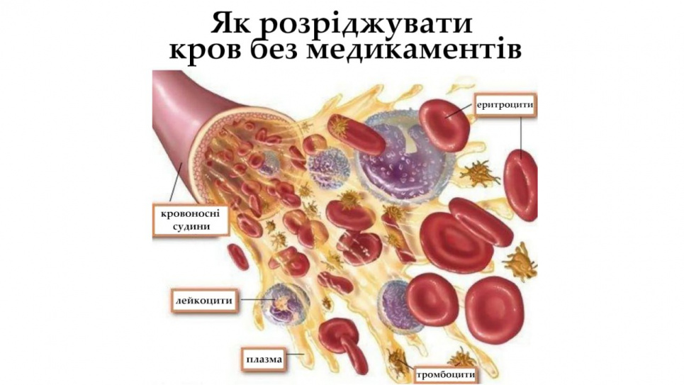 Як розріджувати кров без медикаментів: радять фармацевти