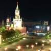 За інформацією російських ЗМІ, у кадрі зображено вибух біля купола Сенатського палацу в Кремлі, що стався в ніч проти 3 травня 2023 року. Фото: скріншот відео ТВЦ