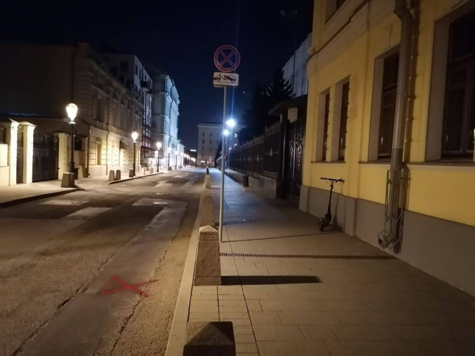 На вулицях Москви з’явилися мітки для дронів (ФОТО)