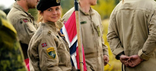 Норвезькі військовослужбовці, які беруть участь у міжнародних військових навчаннях НАТО