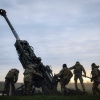 Американська гаубиця M-777 в Херсоні. AP Photo / Libkos / SCANPIX / LETA