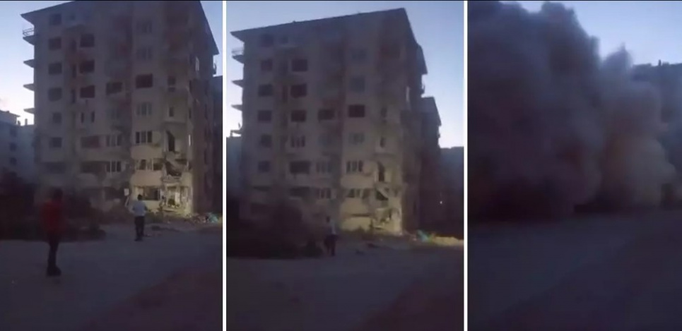 У Туреччині чоловік зруйнував багатоповерхівку, кинувши в неї камінь (ВІДЕО)