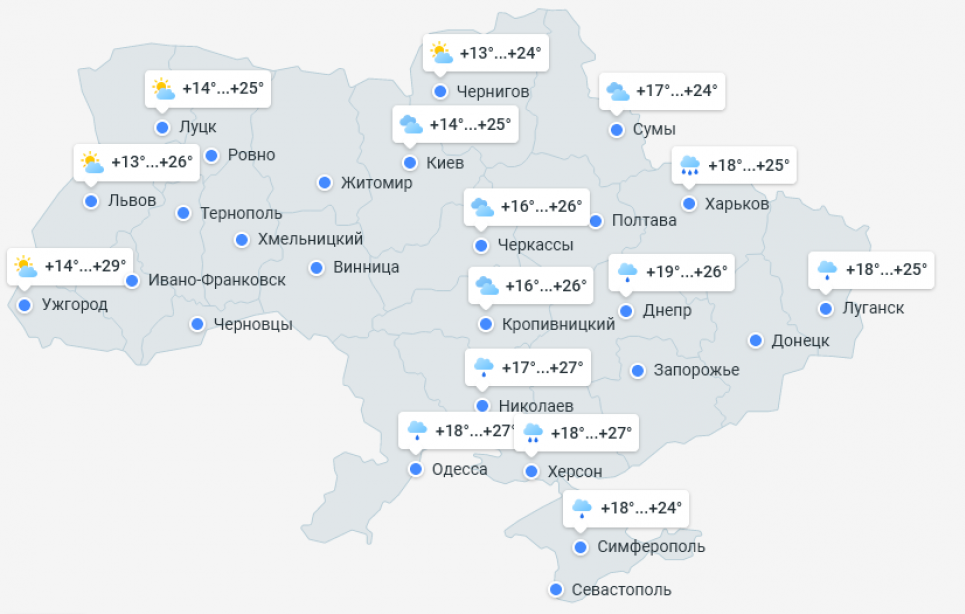 Грози та дощі: прогноз погоди в Україні на неділю, 9 липня