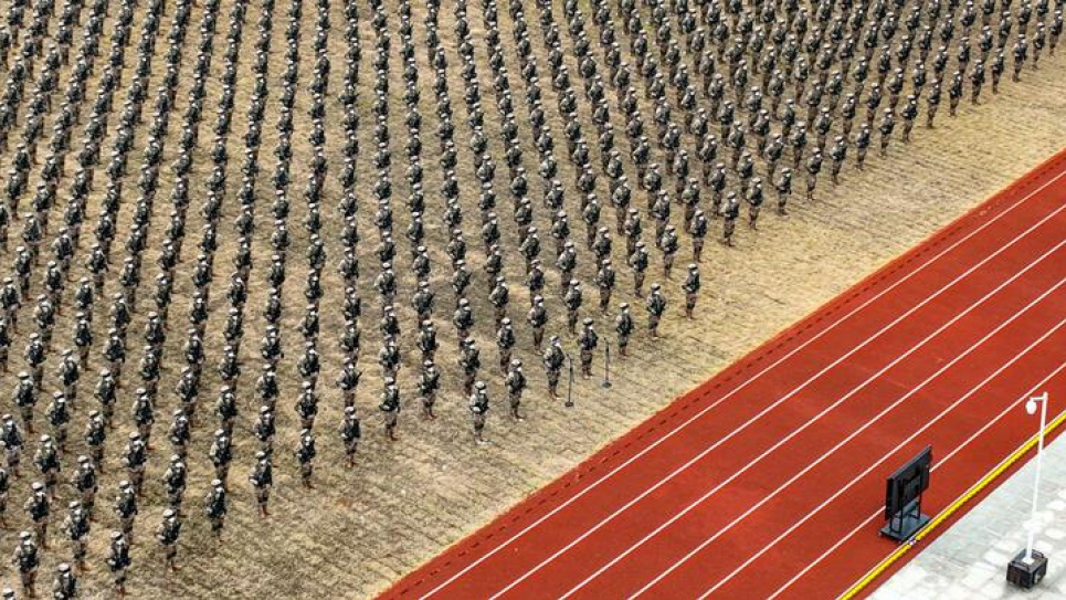 Тренування армії Китаю, провінція Цзянсі, 3 січня 2023 року. Фото: Sipa USA via Reuters