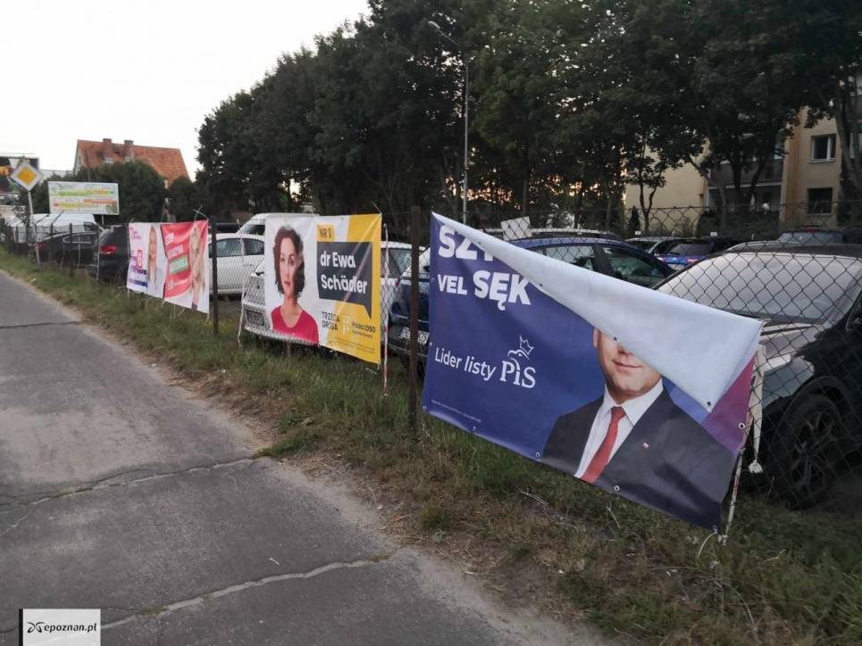 Польські передвиборні банери