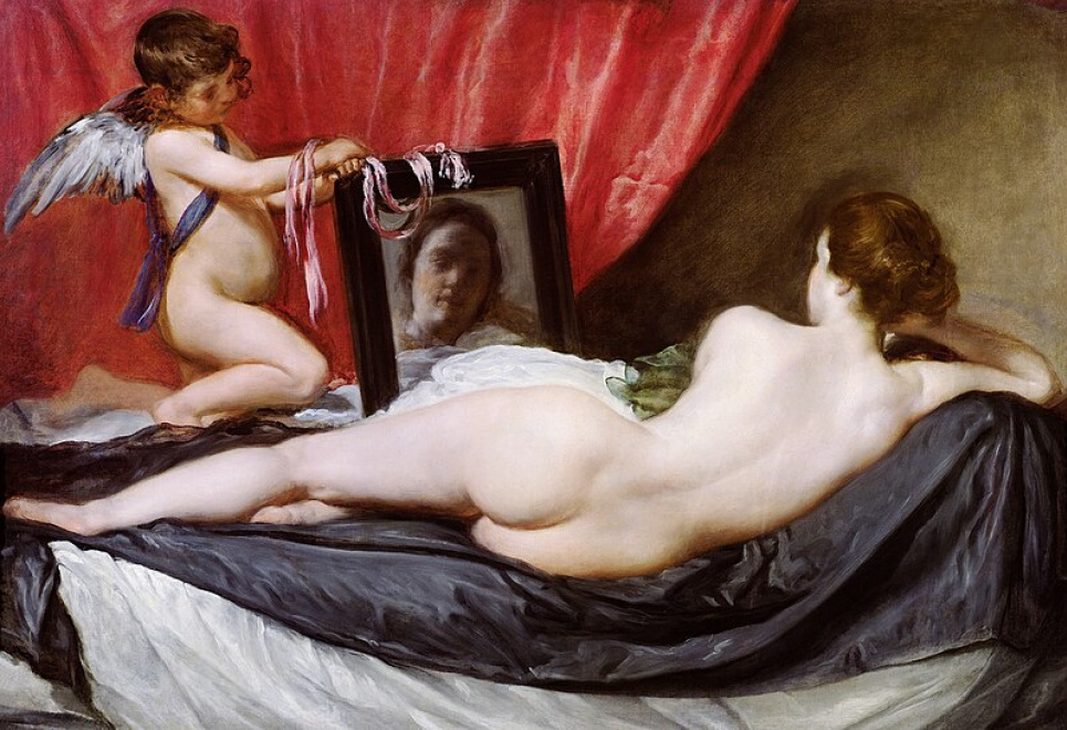 Картина Дієго Веласкеса «Венера із дзеркалом». Зображення: https://commons.wikimedia.org/
