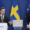 Прем’єр-міністр Швеції Ульф Крістерссон (ліворуч) і міністр міжнародного співробітництва та зовнішньої торгівлі Йоган Форсселл