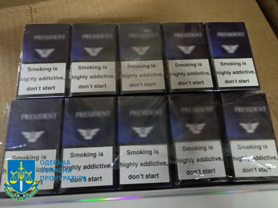 Контрафактные сигареты известных марок обнаружены в Одессе