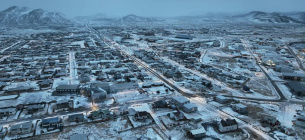 Влада Гріндавіка попросила населення залишити цей район через підвищений ризик вивержень. Фото: Halldor Kolbeins/Getty Images